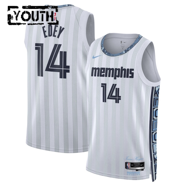 Memphis Grizzlies Trikot Zach Edey Nike 2025-26 City Edition Grau Swingman - Kinder Memphis Grizzlies Trikot Zach Edey Nike 2025-26 City Edition Grau Swingman - Kinder